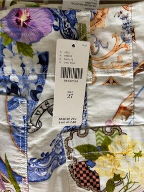 NWT Anthropologie Colette Magic Fabric Crop Wide leg pants by Maeve 27